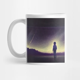 Foreground and Saturn's Starry Sky Mug